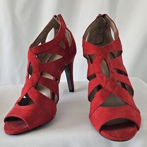 Elegant Red Women's Heels